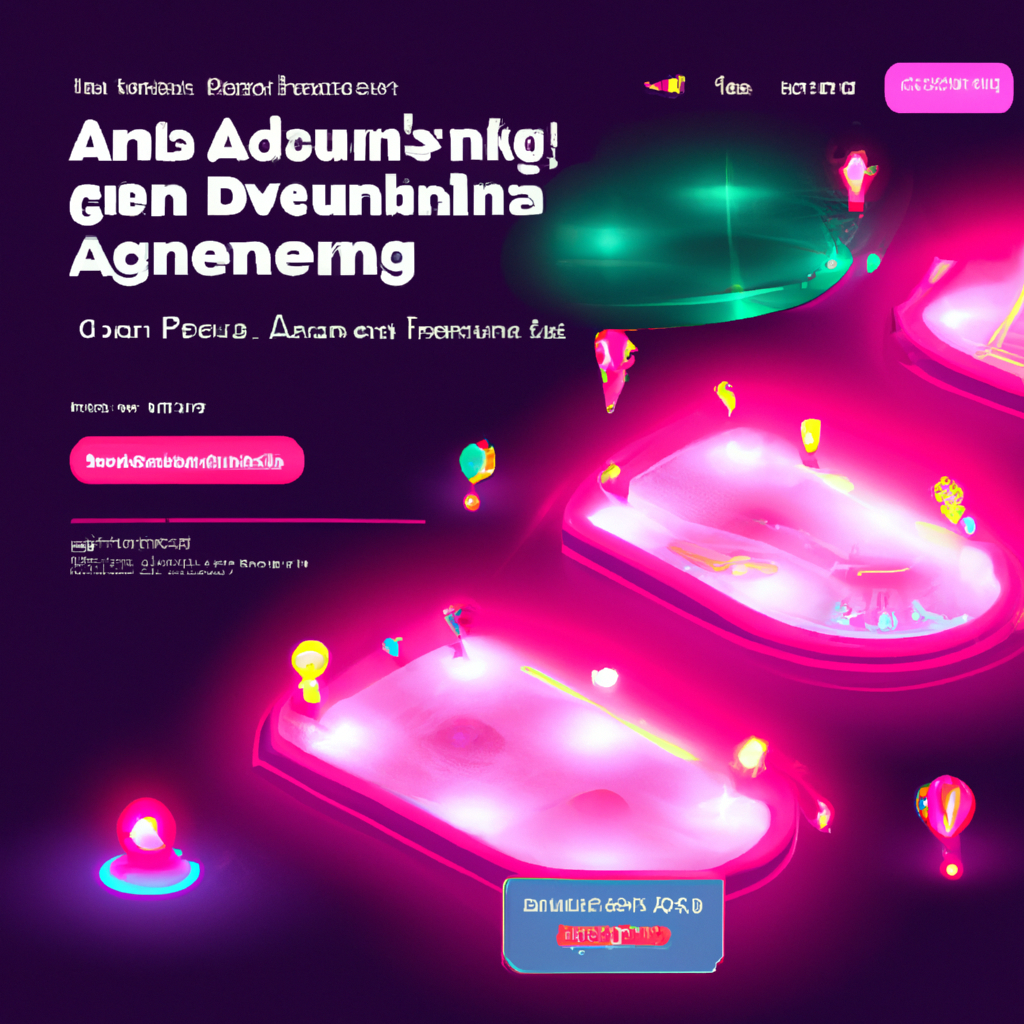 Gallery thumbnail — neon pixel arena